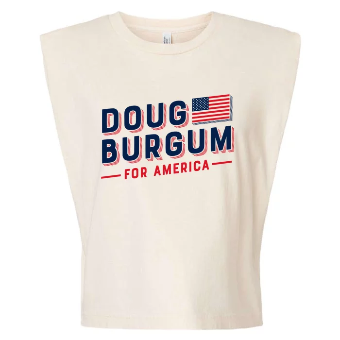 Doug Burgum For America 2024 Garment-Dyed Women's Muscle Tee