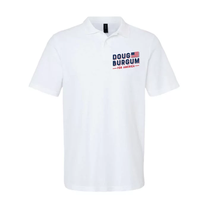 Doug Burgum For America 2024 Softstyle Adult Sport Polo