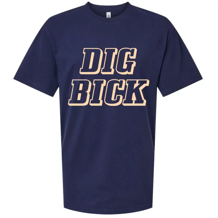 Dig Bick Funny Sueded Cloud Jersey T-Shirt