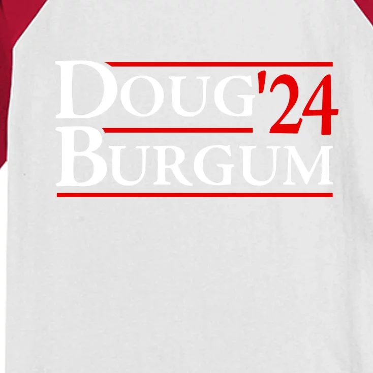 Doug Burgum For America 2024 Kids Colorblock Raglan Jersey