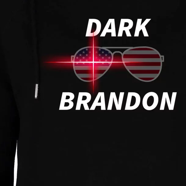 Dark Brandon | Funny Pro Biden Cool American Sunglasses Womens Funnel Neck Pullover Hood