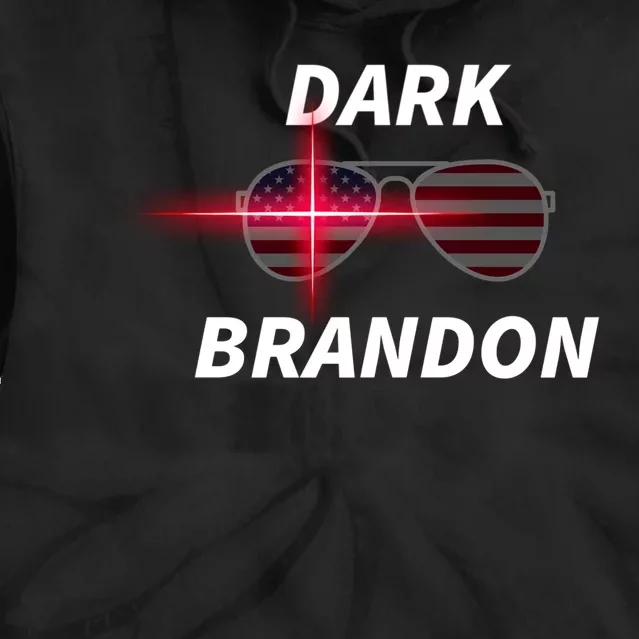 Dark Brandon | Funny Pro Biden Cool American Sunglasses Tie Dye Hoodie