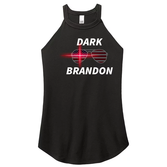 Dark Brandon | Funny Pro Biden Cool American Sunglasses Women’s Perfect Tri Rocker Tank