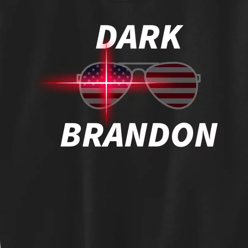 Dark Brandon | Funny Pro Biden Cool American Sunglasses Kids Sweatshirt