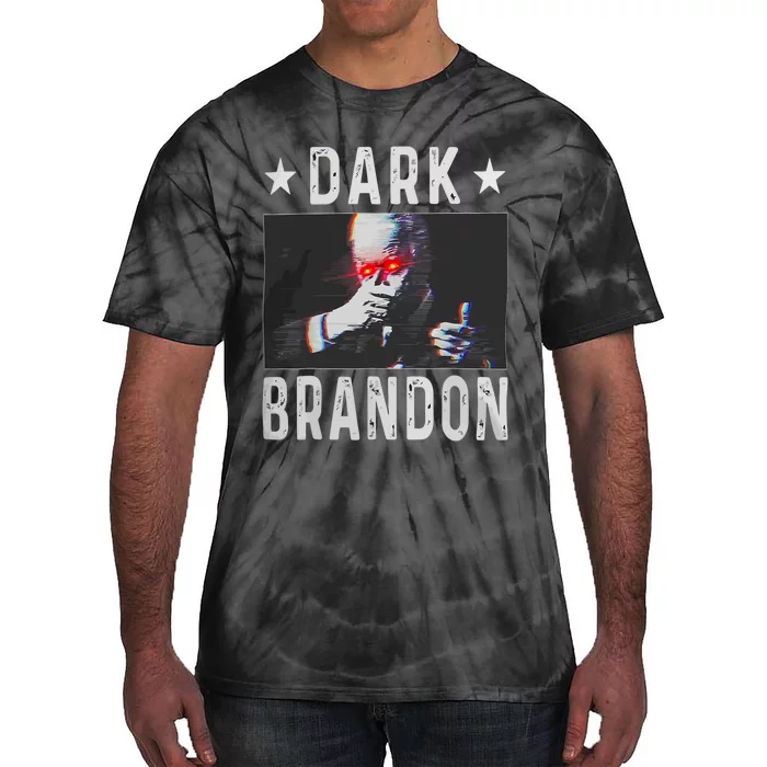 Dark Brandon Funny Biden Saving America Flag Political Tie-Dye T-Shirt