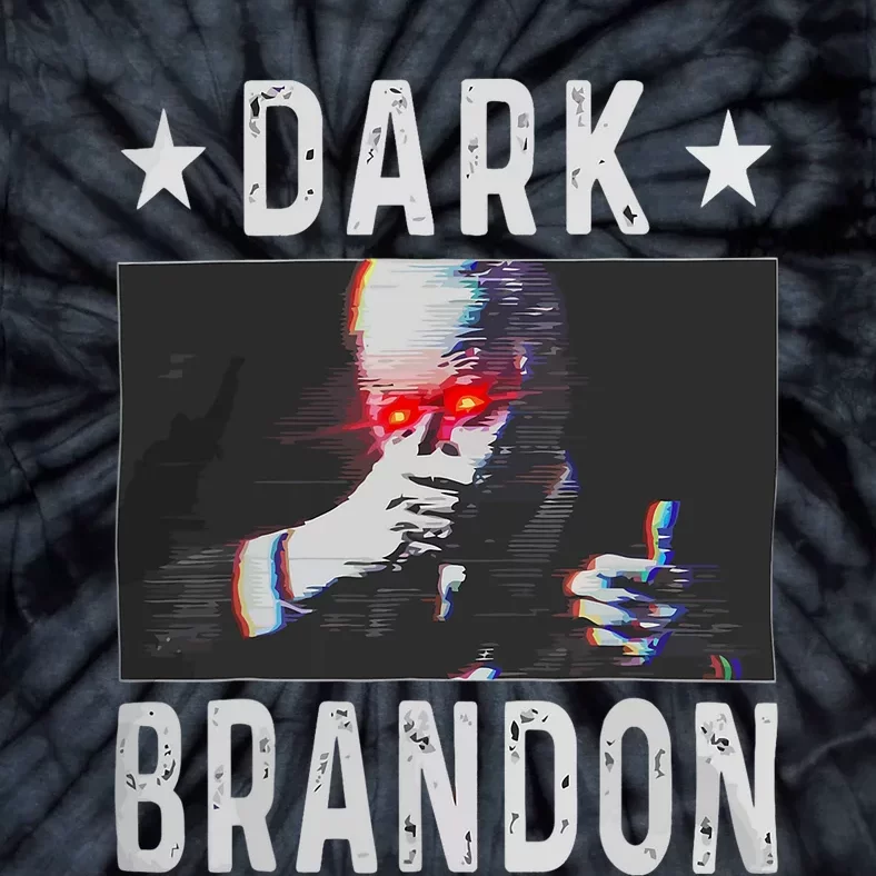 Dark Brandon Funny Biden Saving America Flag Political Tie-Dye T-Shirt