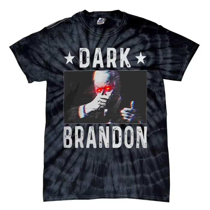 Dark Brandon Funny Biden Saving America Flag Political Tie-Dye T-Shirt