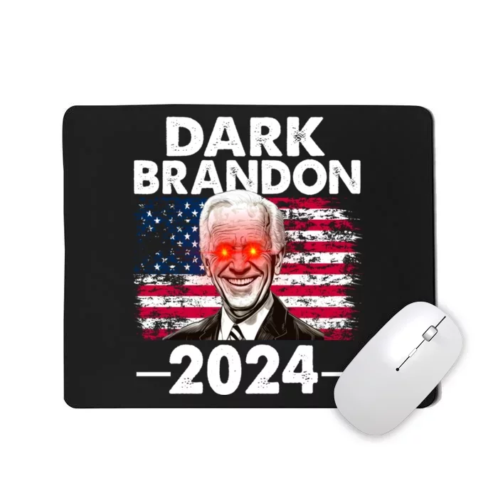 Dark Brandon Funny Biden Saving America Flag Political Mousepad