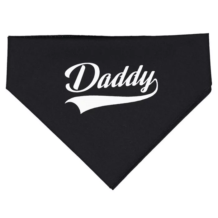 Daddy Best Father USA-Made Doggie Bandana