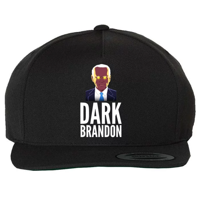 Dark Brandon Funny Meme Saving America Joe Biden Wool Snapback Cap