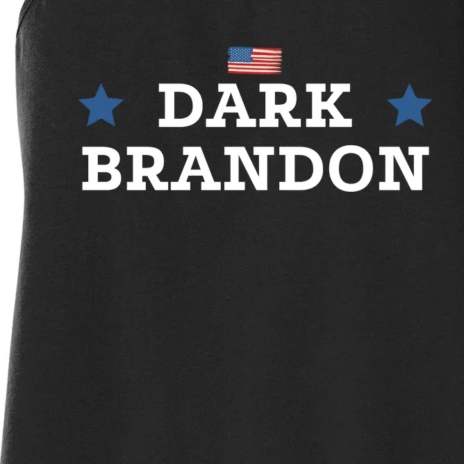 Dark Brandon Funny Women's Racerback Tank