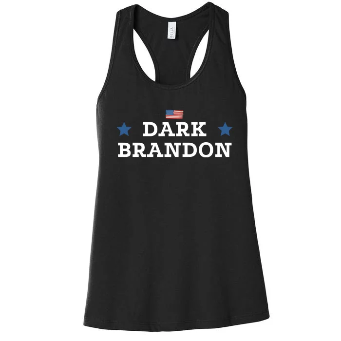 Dark Brandon Funny Women's Racerback Tank