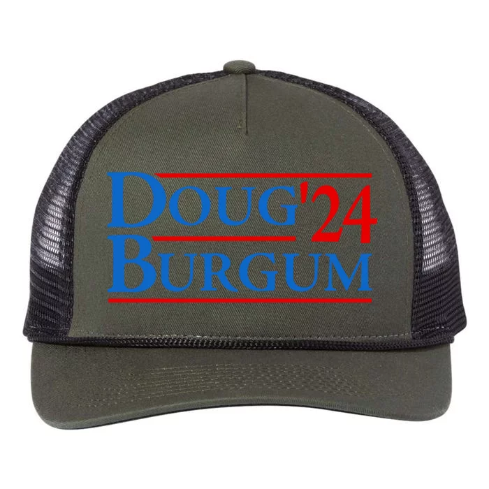 Doug Burgum For America 2024 Retro Rope Trucker Hat Cap