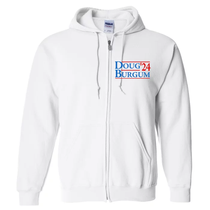 Doug Burgum For America 2024 Full Zip Hoodie