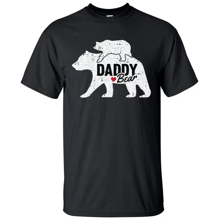 Daddy Bear Fathers Day Cute Baby Cub Papa Dada Pops Tall T-Shirt