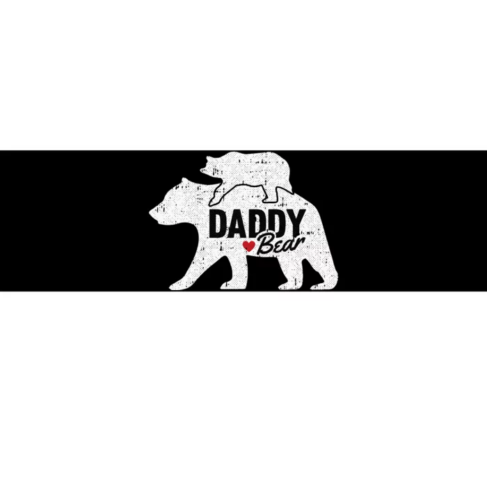 Daddy Bear Fathers Day Cute Baby Cub Papa Dada Pops Bumper Sticker