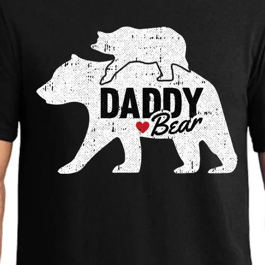 Daddy Bear Fathers Day Cute Baby Cub Papa Dada Pops Pajama Set