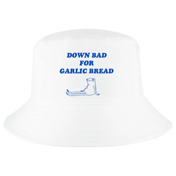 Down Bad For Garlic Bread Froggy Cool Comfort Performance Bucket Hat