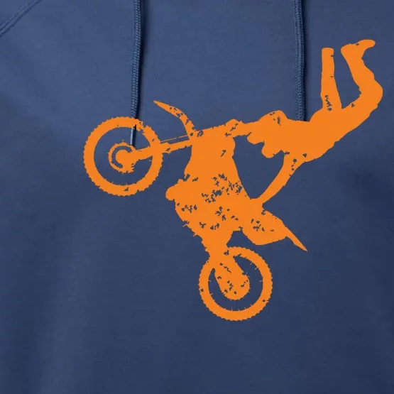 DIRT BIKE FREESTYLE Motocross Performance Fleece Hoodie