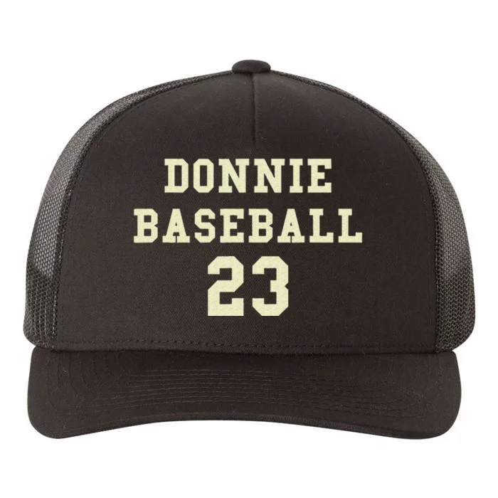 Donnie Baseball Funny Design Yupoong Adult 5-Panel Trucker Hat