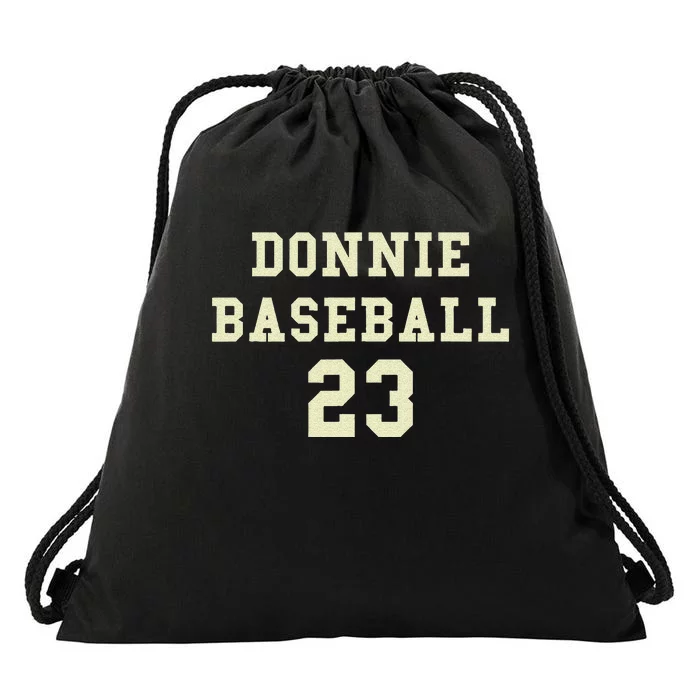 Donnie Baseball Funny Design Drawstring Bag