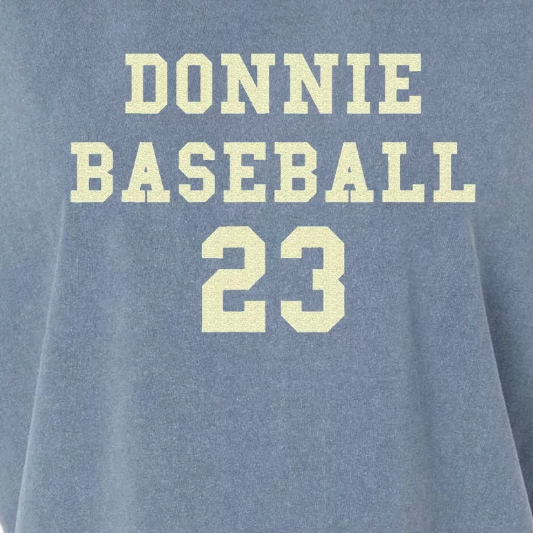 Donnie Baseball Funny Design Garment-Dyed Women's Muscle Tee