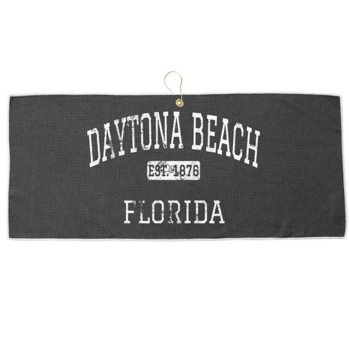 Daytona Beach Florida Fl Vintage Large Microfiber Waffle Golf Towel