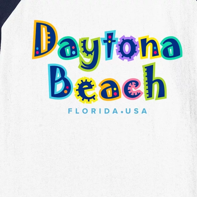 Daytona Beach Florida Souvenir Meaningful Gift Baseball Sleeve Shirt