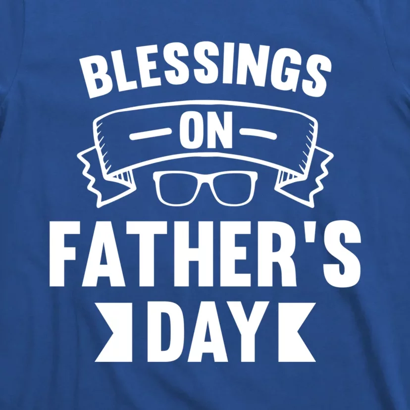 Dad Birthday Family Christian Blessing On Fathers Day Cute Gift T-Shirt