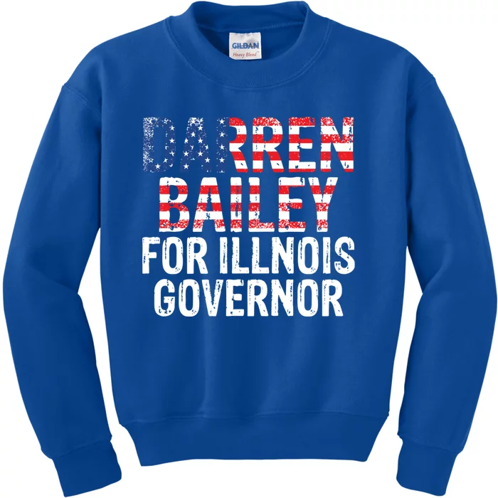 Darren Bailey For Illinois Governor Gift Kids Sweatshirt