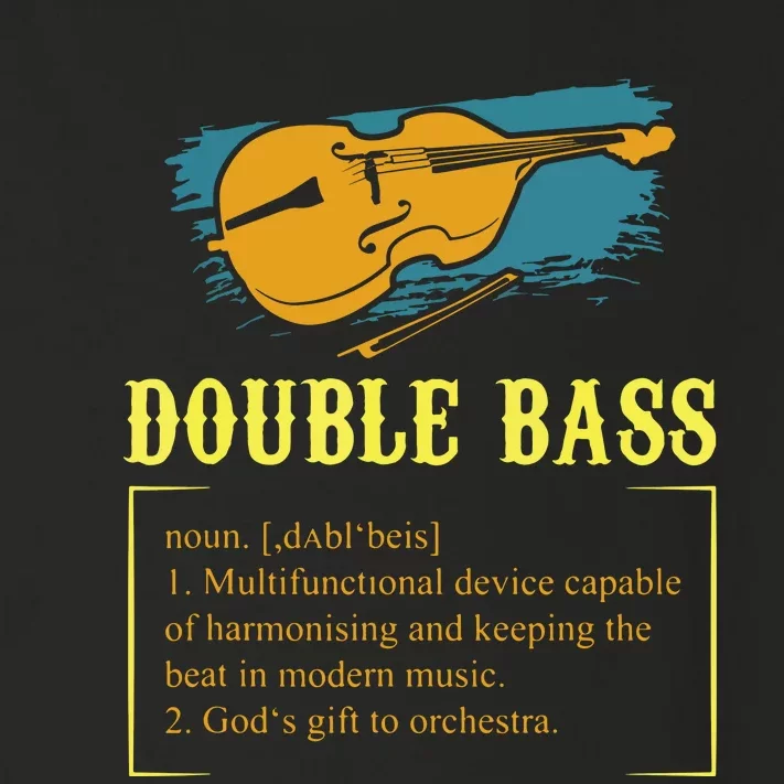 Double Bass For A Contrabass Player Toddler Long Sleeve Shirt