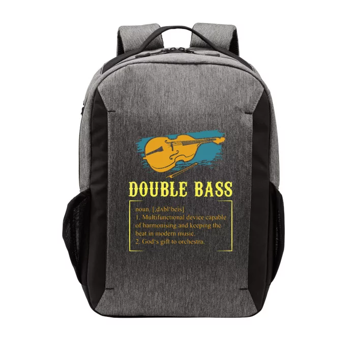 Double Bass For A Contrabass Player Vector Backpack