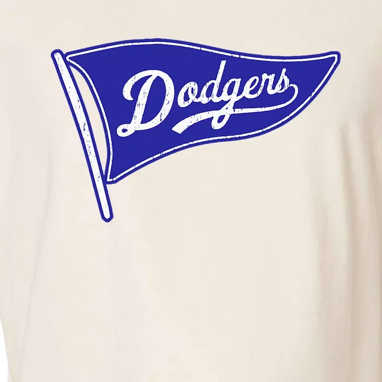 Dodger Baseball Flag Garment-Dyed Women's Muscle Tee