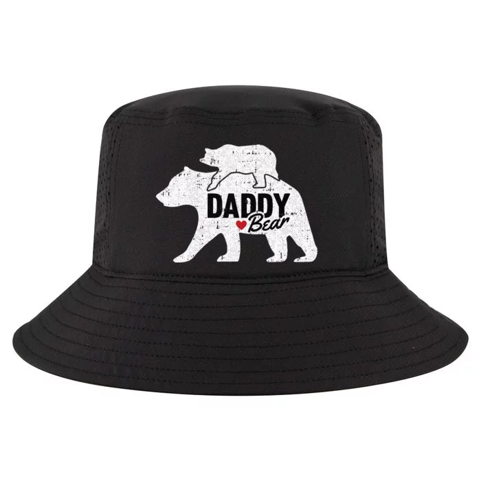 Daddy Bear Fathers Day Cute Baby Cub Papa Dada Pops Cool Comfort Performance Bucket Hat