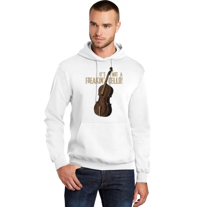 Double Bass Funny Jazz Instruments Music Hoodie