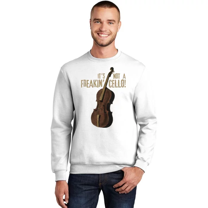 Double Bass Funny Jazz Instruments Music Sweatshirt