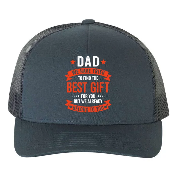 Dad Best Gift For Fathers Day Christmas Birthday Yupoong Adult 5-Panel Trucker Hat