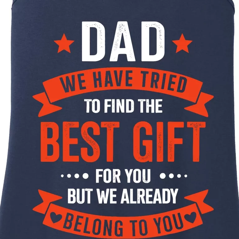 Dad Best Gift For Fathers Day Christmas Birthday Ladies Essential Tank