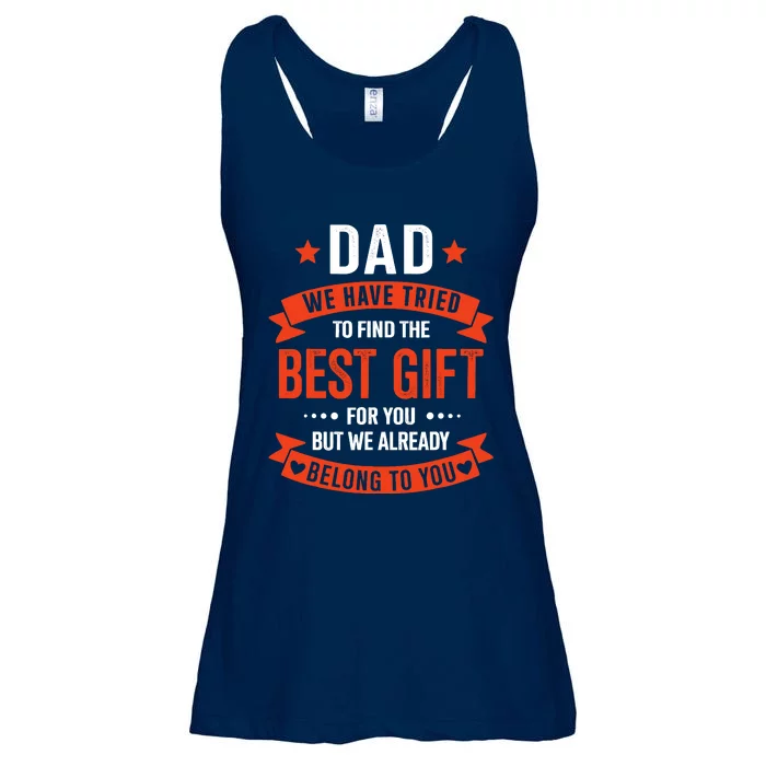 Dad Best Gift For Fathers Day Christmas Birthday Ladies Essential Flowy Tank