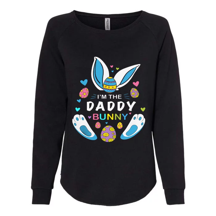 Daddy Bunny Gift Matching Family Easter Gift Dad Gift Womens California Wash Sweatshirt