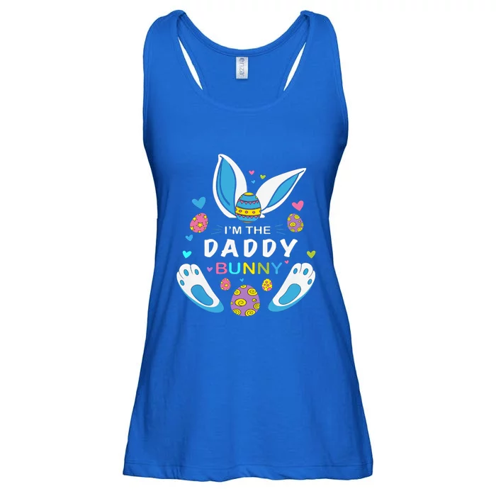 Daddy Bunny Gift Matching Family Easter Gift Dad Gift Ladies Essential Flowy Tank