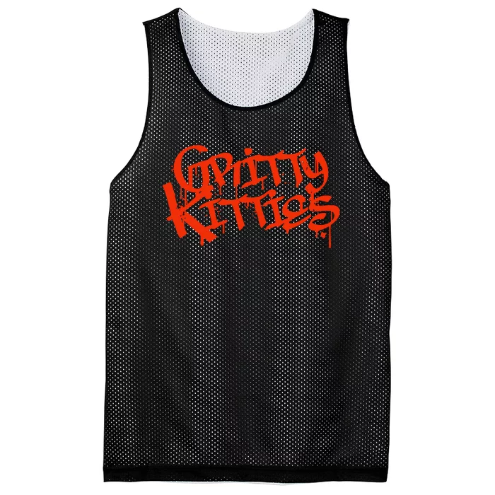 Detroit Baseball Gritty Kitties Mesh Reversible Basketball Jersey Tank