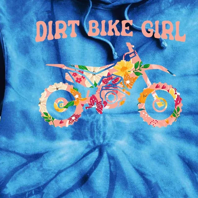 Dirt Bike Girl Tie Dye Hoodie