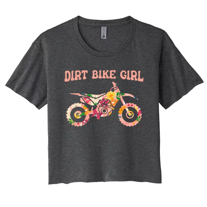 Dirt Bike Girl Women's Crop Top Tee