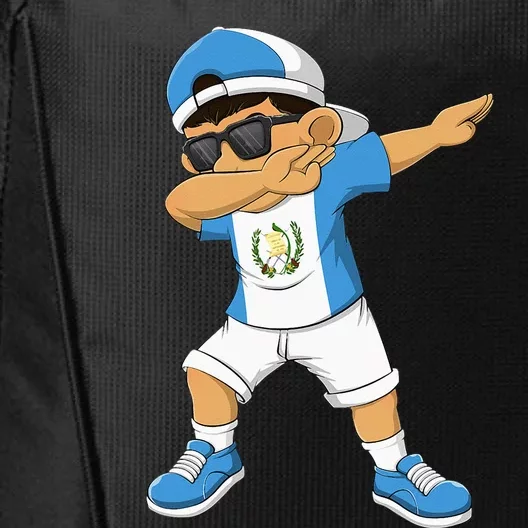 Dabbing Boy Guatemalan Guatemala Flag Kids Dab Dance City Backpack