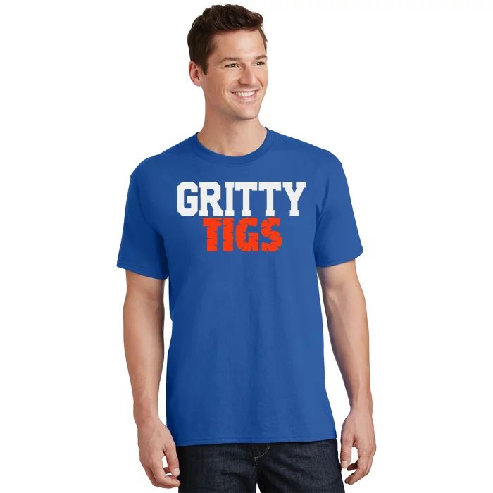 Detroit Baseball Gritty Tigs T-Shirt