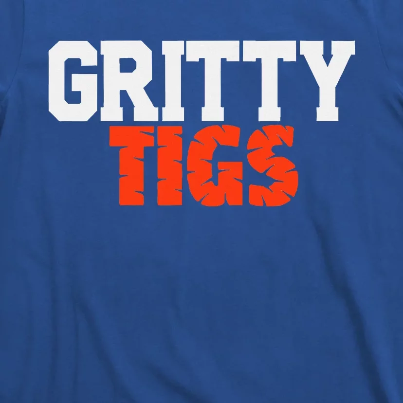 Detroit Baseball Gritty Tigs T-Shirt