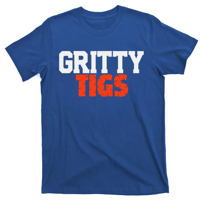 Detroit Baseball Gritty Tigs T-Shirt