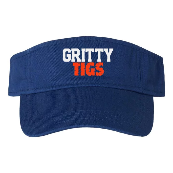 Detroit Baseball Gritty Tigs Valucap Bio-Washed Visor