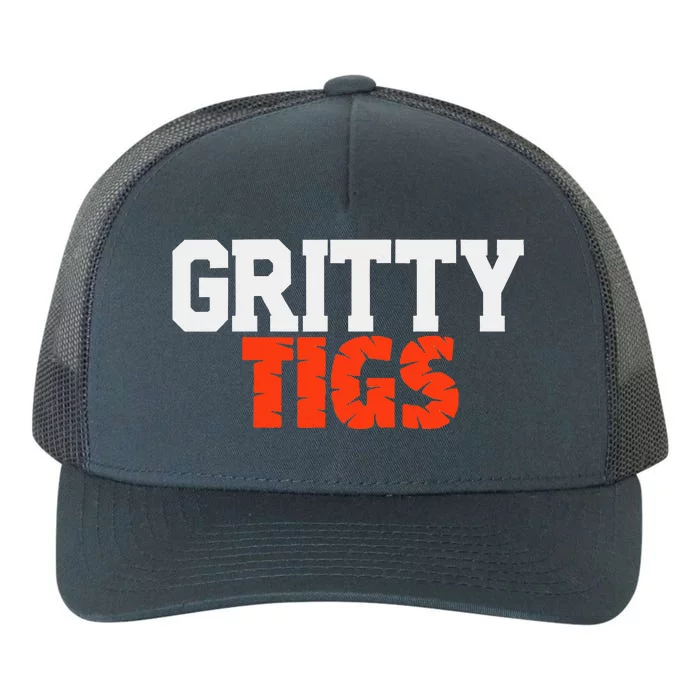 Detroit Baseball Gritty Tigs Yupoong Adult 5-Panel Trucker Hat